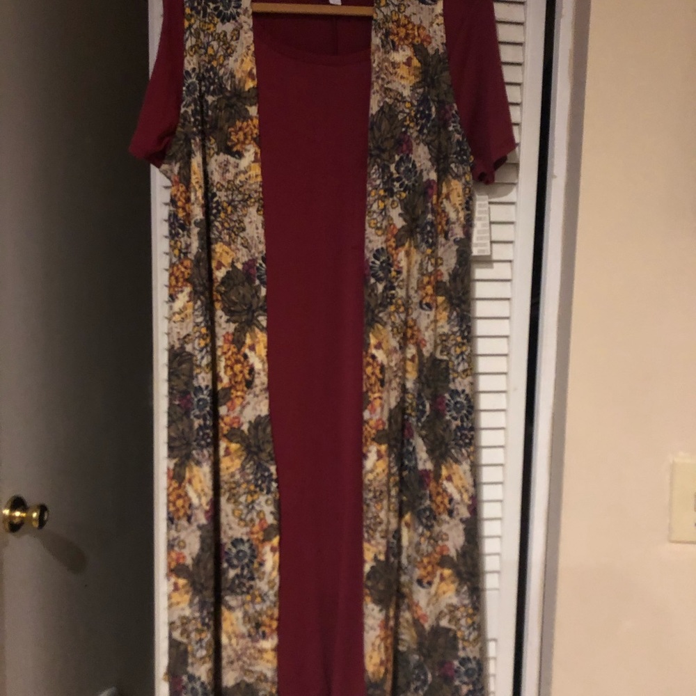 Dress and duster